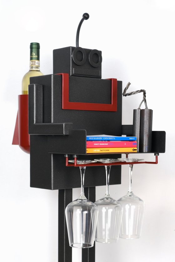 ASTROROBOOK METALLIC BLACK/BORDEAUX N2