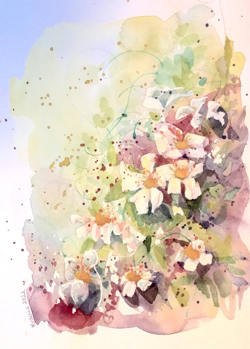 Flowerbed,2 by Alexandra Krasuska