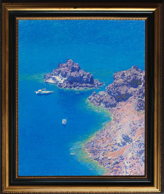Harbor. Santorini Island