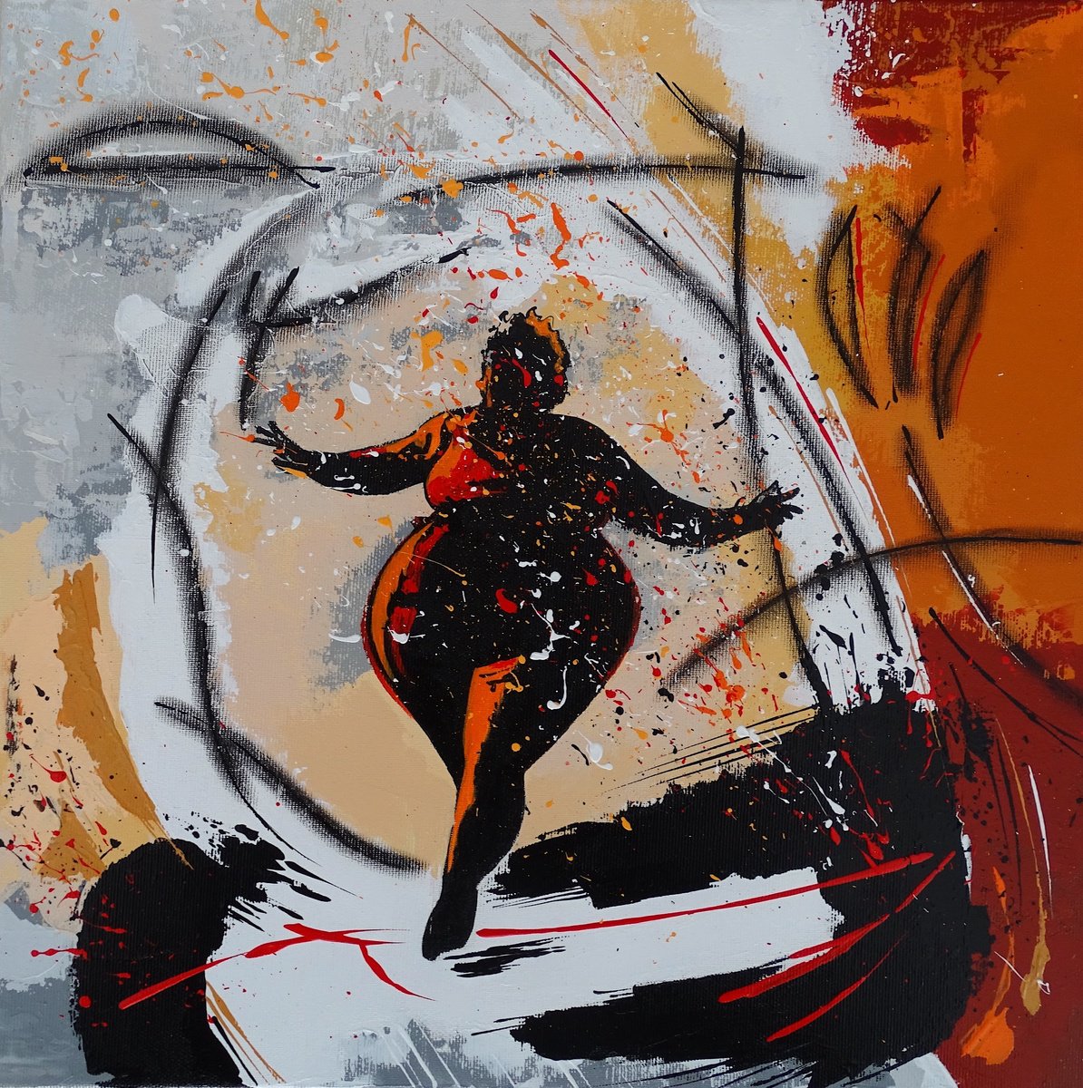 Uncertain By Livien Rozen, 16 X 16, Artwork For Sale On Artfinder