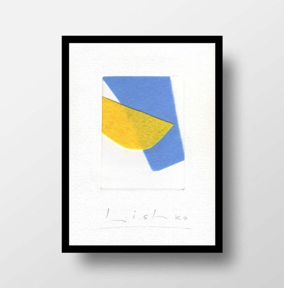 YELLOW AND BLUE 21*15 CM / 8,26*5,90 INCH \