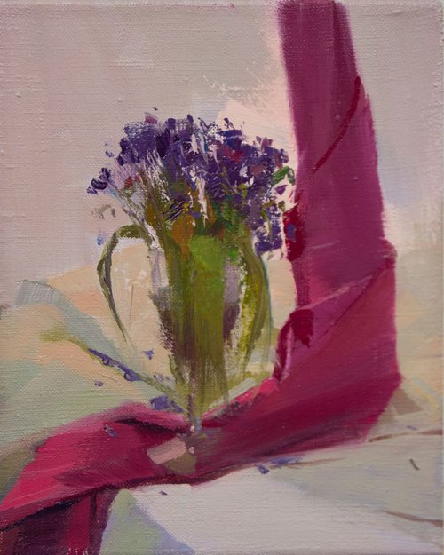 Oil Painting Flowers - Be Mine by Yuri Pysar