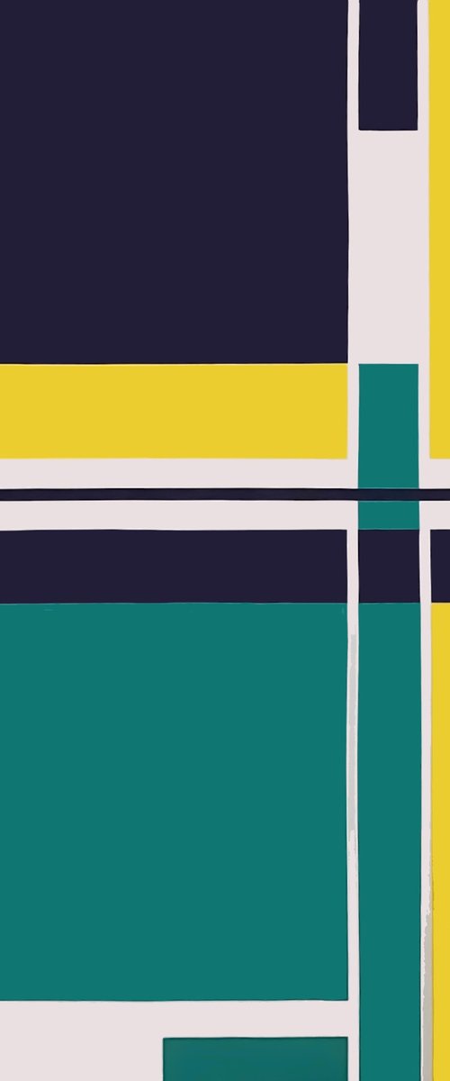 Linear Geometry 16 by Veronika Obushikhina