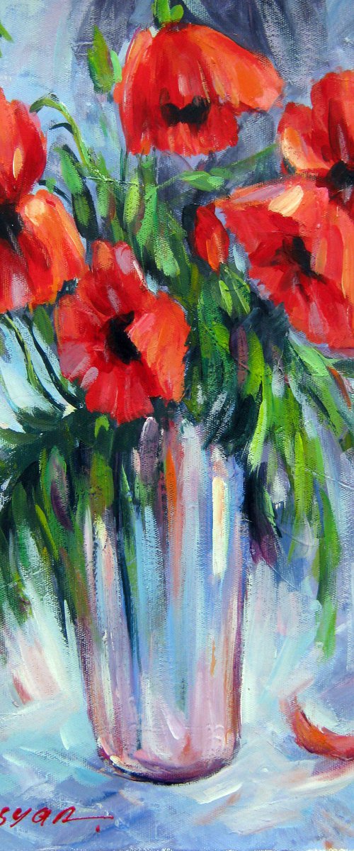 Poppies by Movses Petrosyan