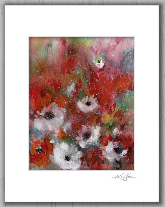 Blooming Bliss 21 - Floral Painting by Kathy Morton Stanion