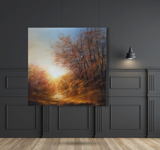 "A blaze of autumn sunrise"  SPECIAL PRICE!!!