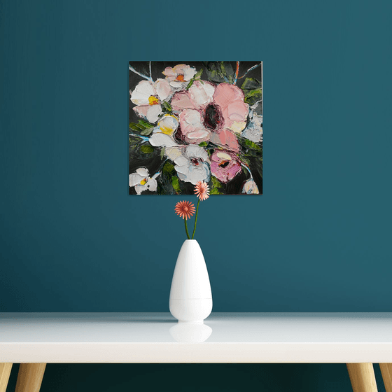 Spring inside original painting on canvas