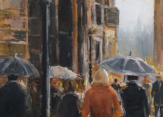 London Rain Reflections