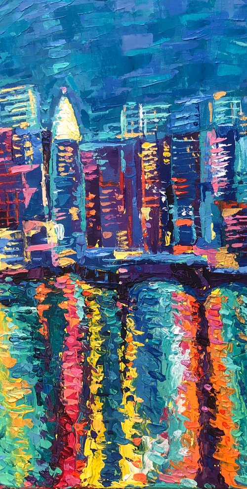 New York City Skyline by Adriana Dziuba