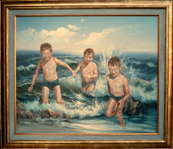 3 brothers at the sea