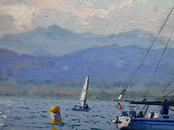 Seascape with Sailboats 53