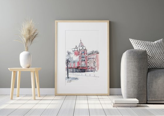 Sketch from Rue Masséna