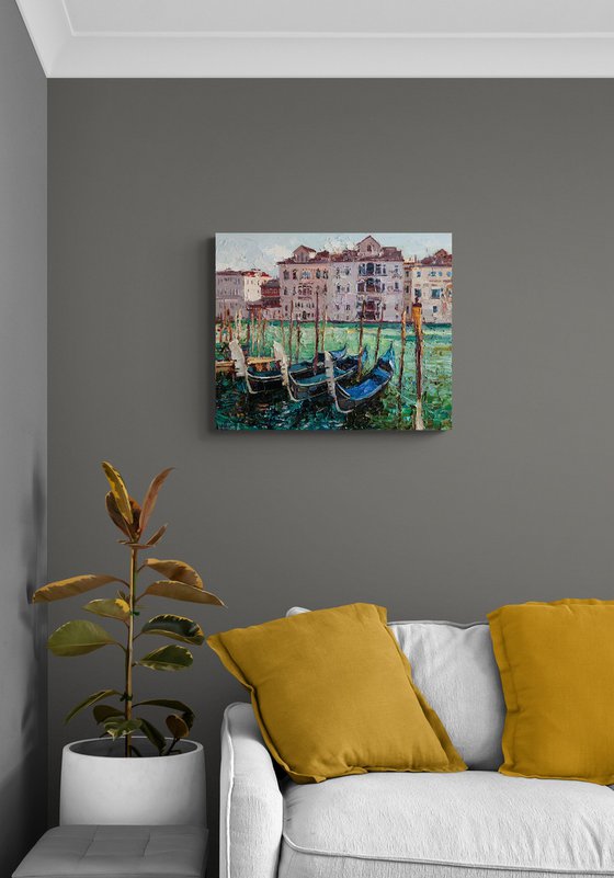 Gondolas in Venice