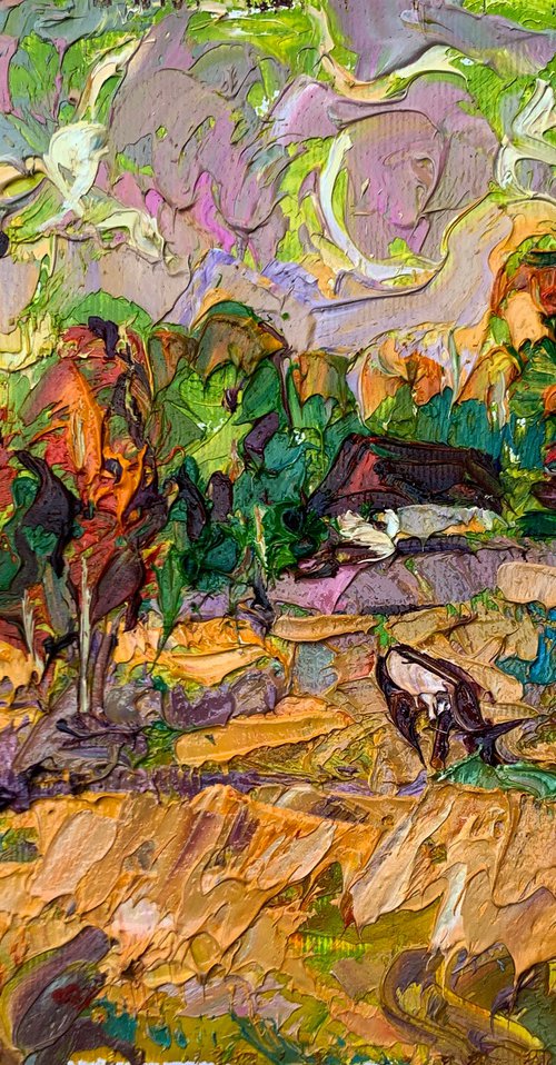The Cows Are Grazing by Kalenyuk Alex