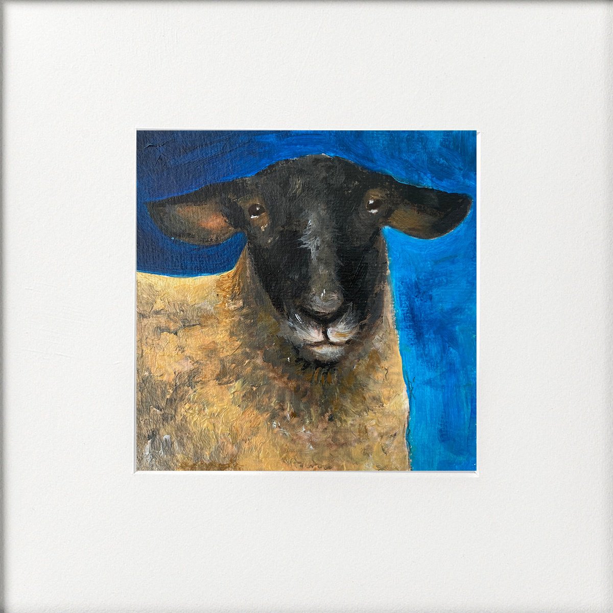 Black Face Ewe by Teresa Tanner