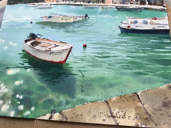 Boats, Portofino, Italy