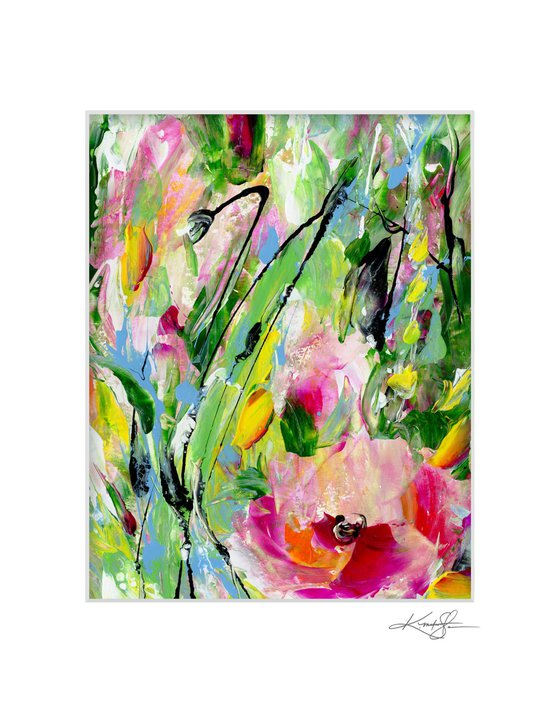 Floral Jubilee 6 - Flower Painting by Kathy Morton Stanion