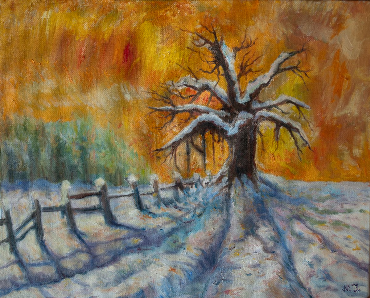 Hangman`s Tree By Nikola Ivanovic, 12 X 9, Artwork For Sale On Artfinder