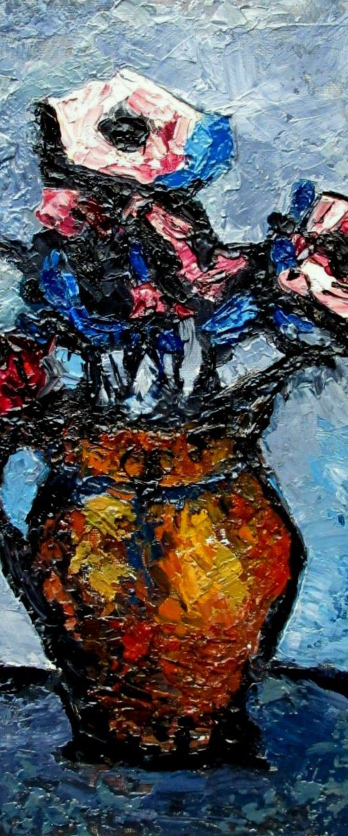 Study of anemones (after Khmeluk) #2 by Richard Meyer