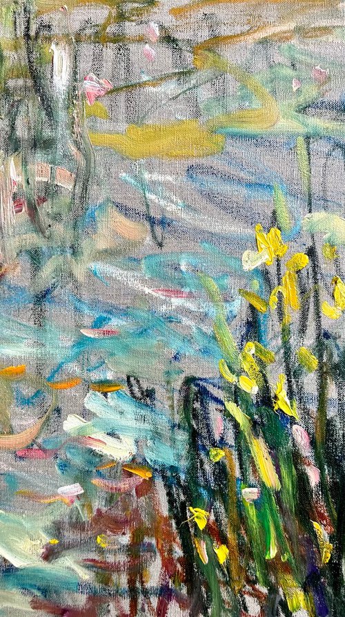 Wild pond by Lilia Orlova-Holmes