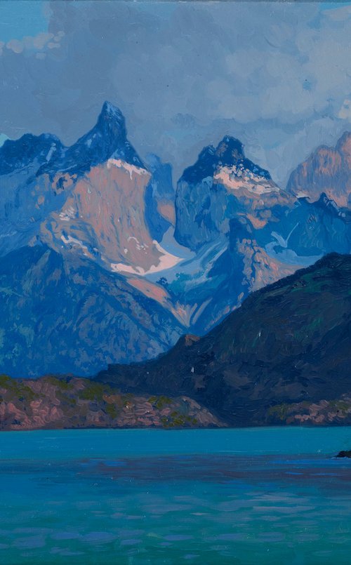 Mountains. Patagonia. Chile. Torres del Paine by Simon Kozhin