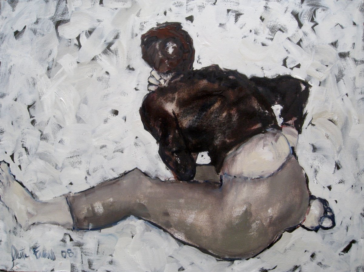 Brown figure 2 by Odette Farrell