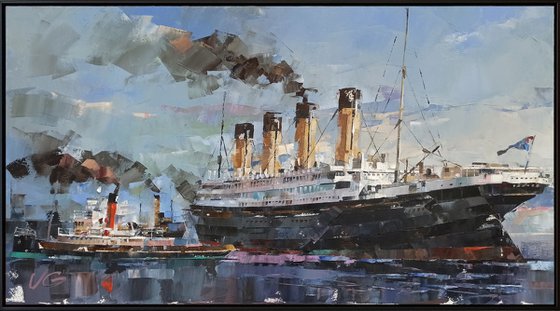 "RMS OLYMPIC" Series "Ocean Liners & Fine Art" part #3