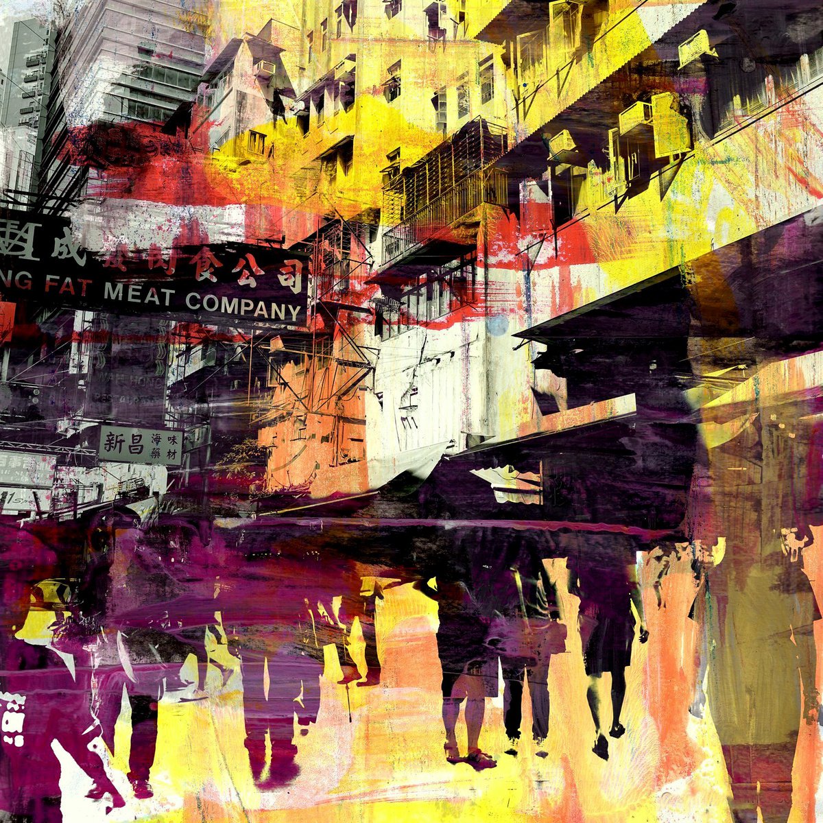 Abstract Photograph , Hong Kong Convergence Iii By Sven Pfrommer, 39 X 39, Artwork For Sale On Artfinder