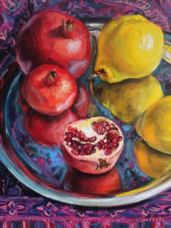 Pomegranate and quinces