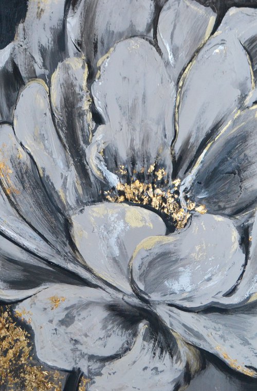White Peony by Valeriia Radziievska