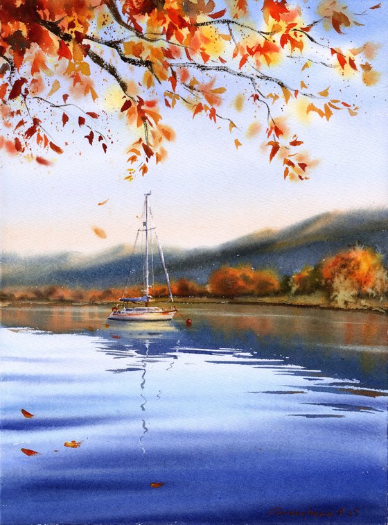Autumn harbor