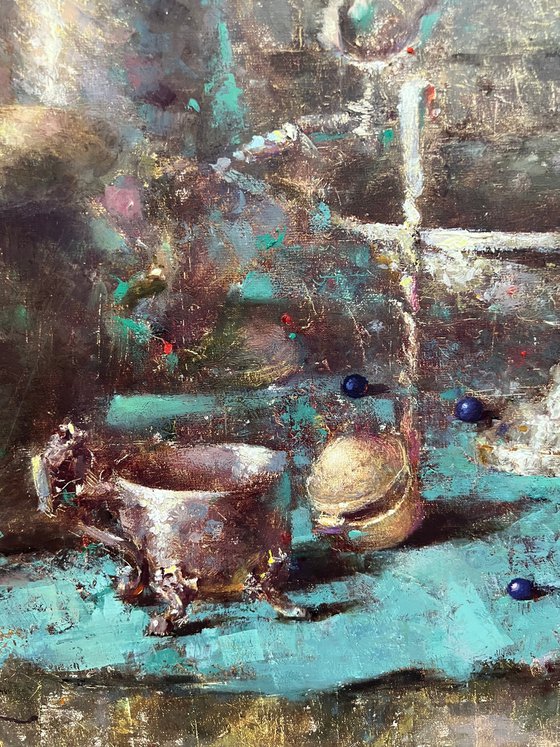 Silver Turquoise Moody Kitchen