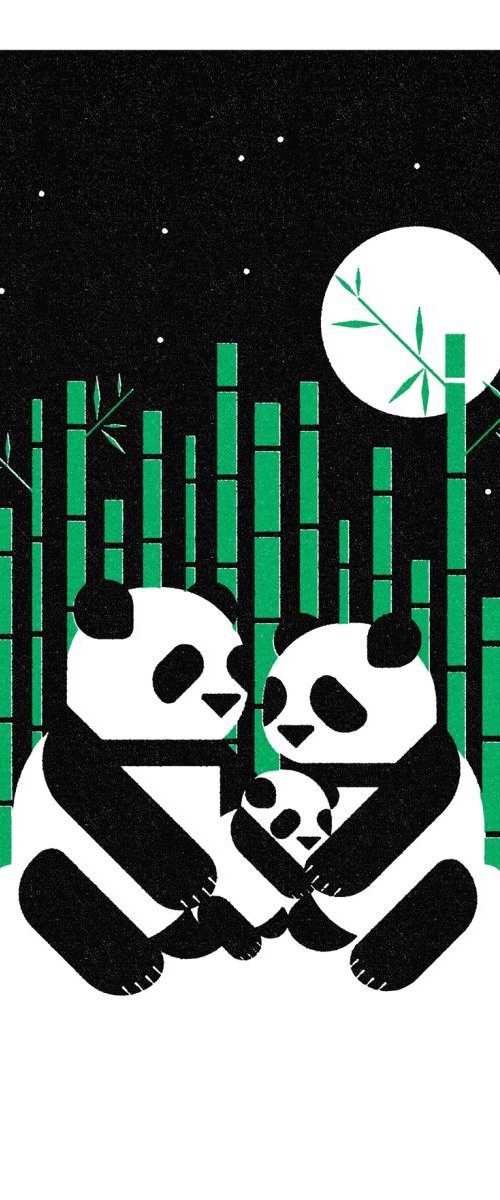 Pandas by Forty Winks Art