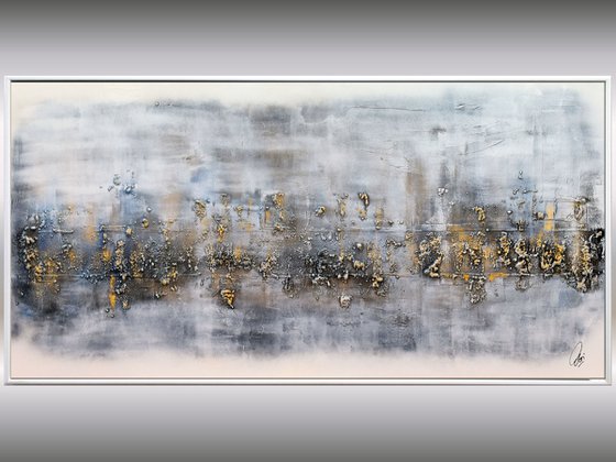 Atlantis  - Abstract Art - Acrylic Painting - Canvas Art - Framed Painting - Abstract Painting - Industrial Art