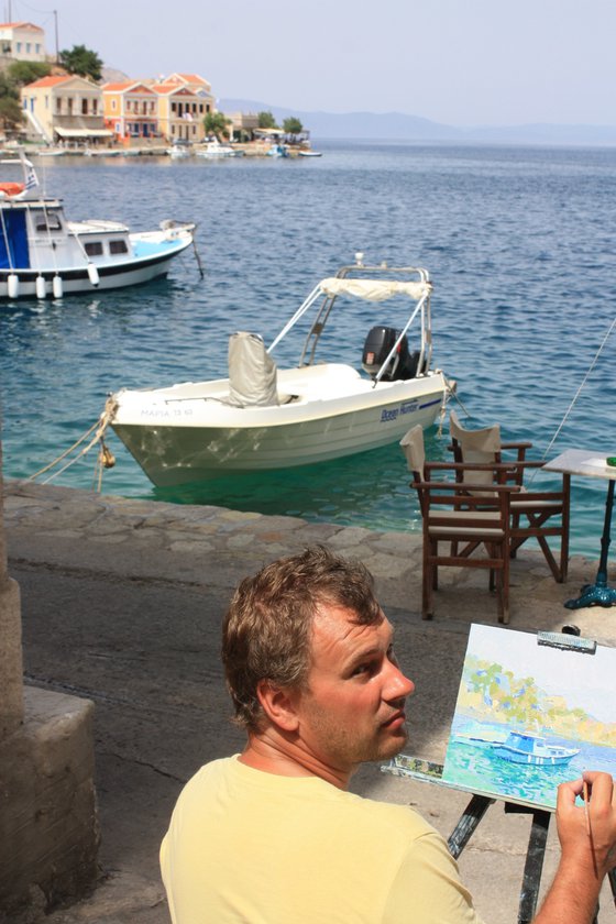 Symi port and harbor