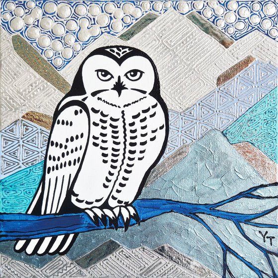 Silver Polar Owl