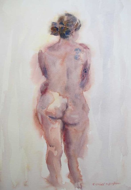 standing nude