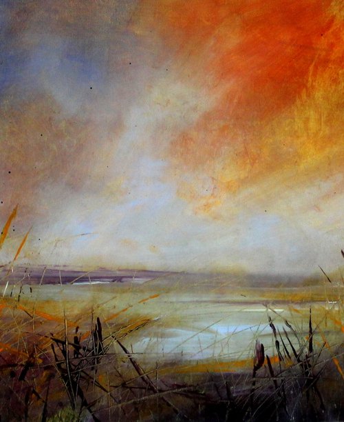Far Horizons #2 - Large original landscape by Cecilia Frigati