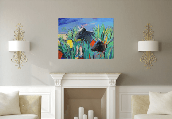 Cows Looking for Pineapples