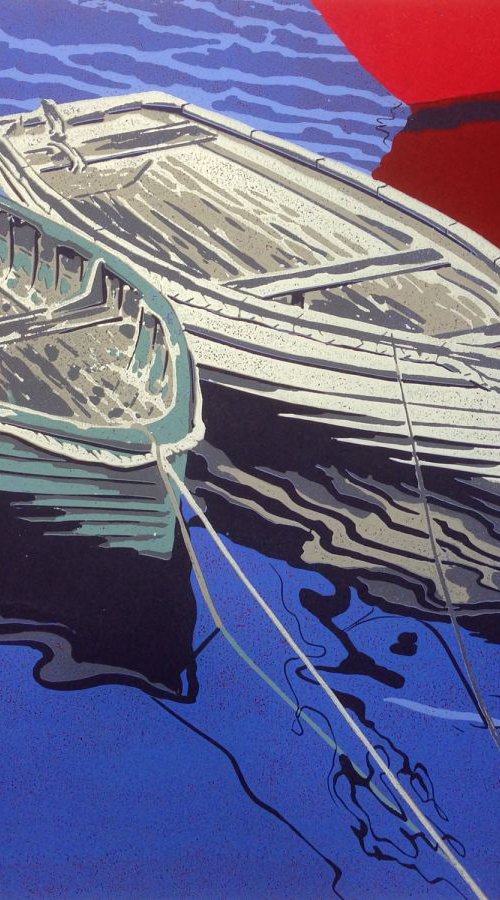 Mevagissey Boats by Alexandra Buckle