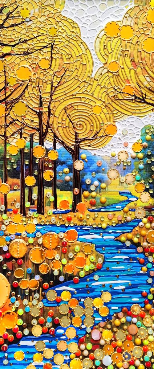 Golden forest landscape by BAST