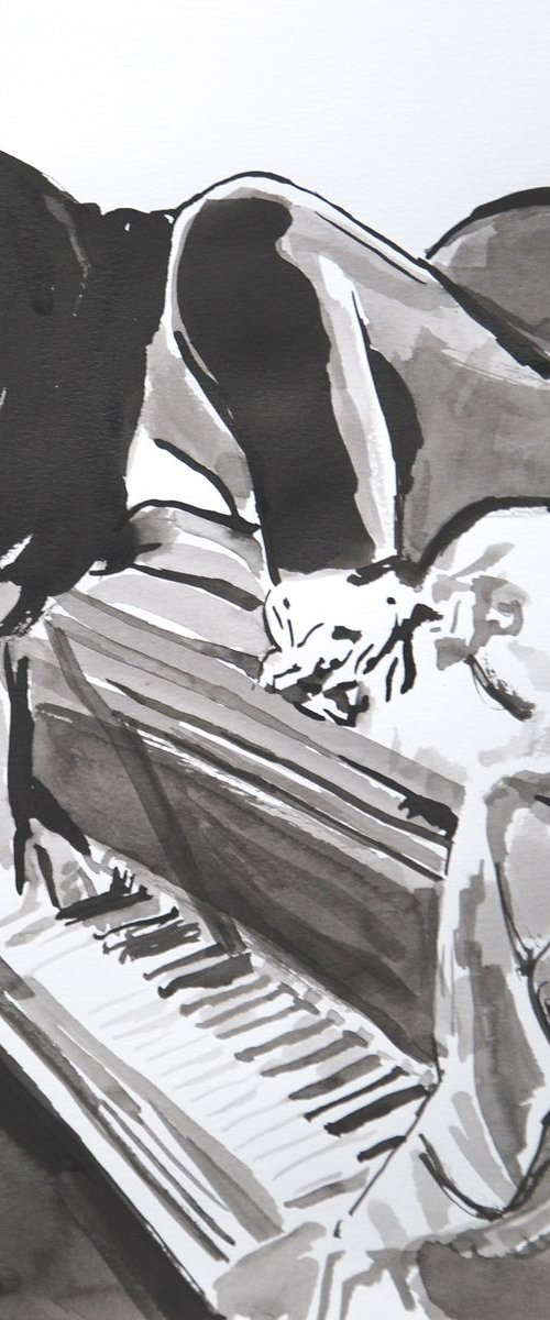 Nude 326 / 35 x 27 cm by Alexandra Djokic