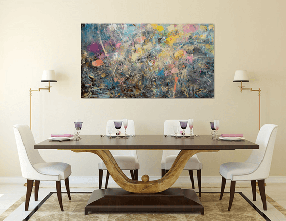 OFFER! Magic garden (II) -  61 x 34.2 in.