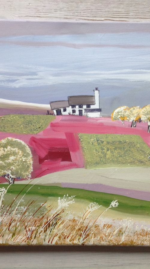 The house on the hill (in the spring) by Les  Powderhill