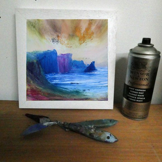 Colourful Seastack
