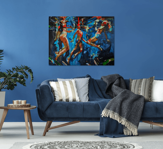 Interior blue
