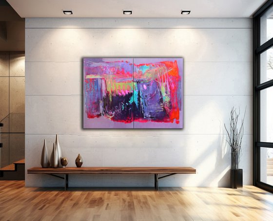 Tropical Escape (Diptych 2*70*100)