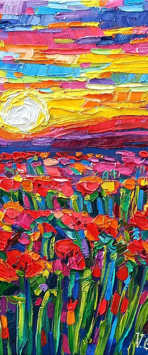 Poppies and the Sun by Vanya Georgieva