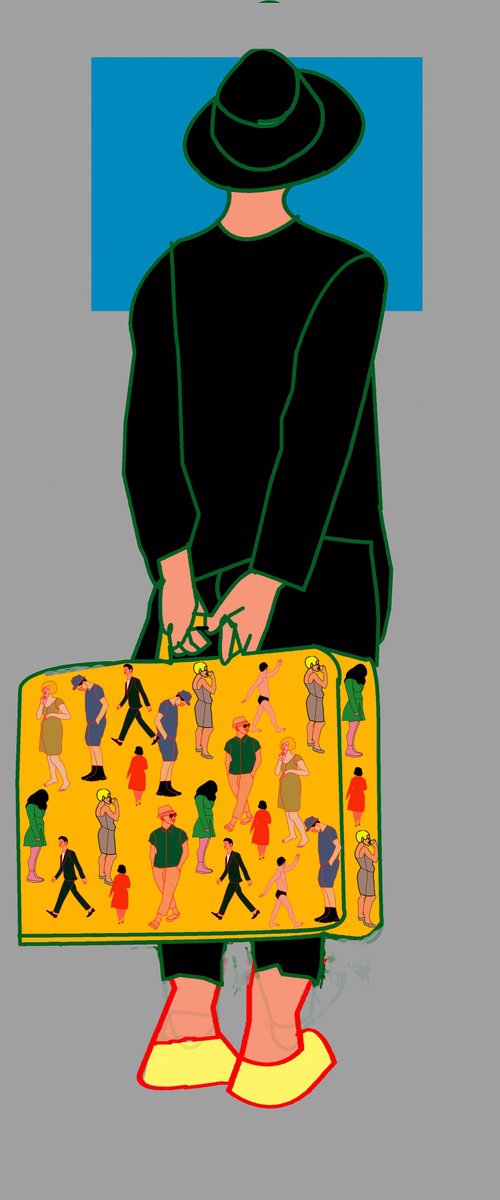 Suitcase by Artworks by Rina Mualem