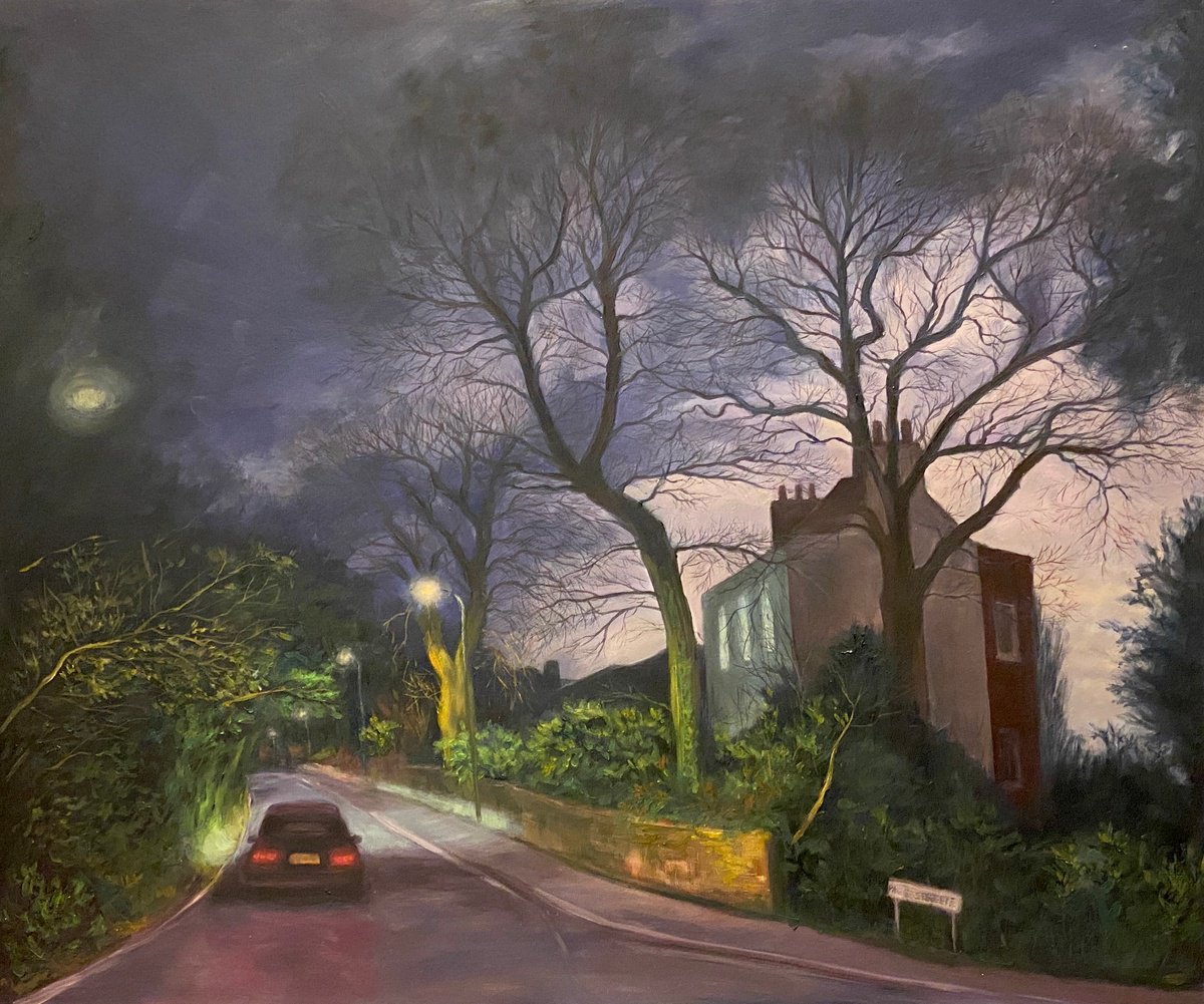 Corner Of Page Street (Ii) By Diana Sandetskaya, 25 X 21, Artwork For Sale On Artfinder